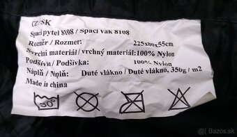 Nový Spací vak TRACK&FIELD  z dutých vlákien - 5