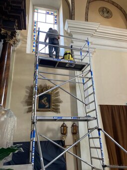 Pojazdné hliníkové lešenie. 75 x 200 / 8,50m DOPRAVA ZDARMA - 5