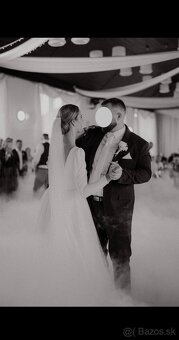 Svadobné šaty, veľkosť 36/38 - 5