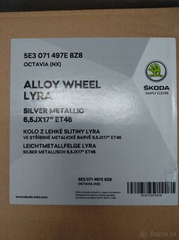17" zimná sada ŠKODA OCTAVIA 4 originál. - 5