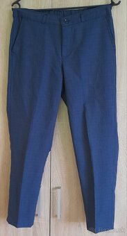 Tmavomodrý oblek pre chlapca 134/140 - 5