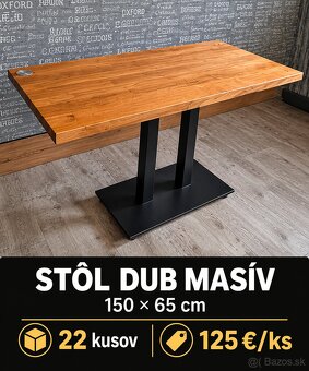 Predám stoly a stoličky /gastro/ - 5
