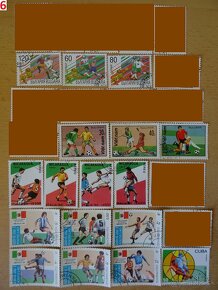 Nádherné poštové známky FUTBAL - 5