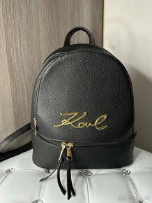 Karl Lagerfeld ruksak zlatý napis - 5