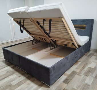 manzelska polohovatelna postel Fines 160x200x45 cm - 5