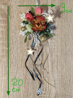 Vianočná dekorácia vo vintage štýle. - 5