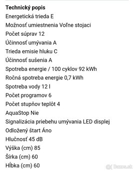 Umývačka riadu Philco - 5