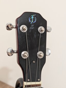 Flight Pioneer Solid Body Cherry Red Electric Ukulele - 5