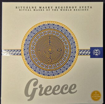 Predám zlaté mince Rituálne masky regiónov sveta - 5