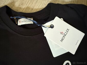 Čierne tričko Moncler M - 5