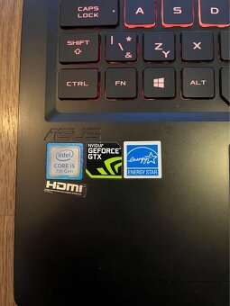 ASUS ROG GL503V i5-7300HQ 8GB 512SSD GTX1050 FHD - 5