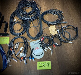 Kable mikrofonove XLR, gitarove a patche - 5