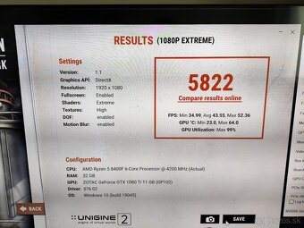 Predam graficku kartu ZOTAC GTX 1080 Ti 11GB AMP - 5