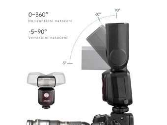 Jinbei Hi 900 multibrandový externý blesk s TTL, HSS - 5
