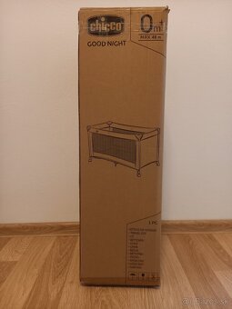 Detská cestovná postieľka - Chicco Good Night Dark Grey - 5