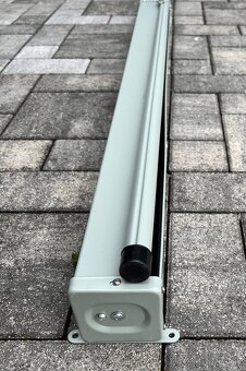 Bočná výsuvná čierna markíza 200x600cm - 5