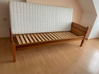 Kvalitná posteľ z masívu borovice 80x200 - 5