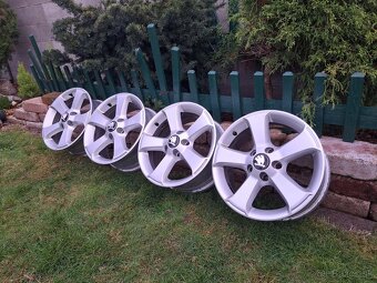 Hliníkové disky 5x112 R16 / škoda,seat,VW,audi... - 5