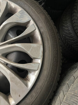 Zimne plechy 4x108 r16 so zimnymi pneu Continetal 205/55 r16 - 5