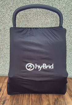 hyBrid ľahký kočík Ezyfold, čierny rám + farebná strieška - 5
