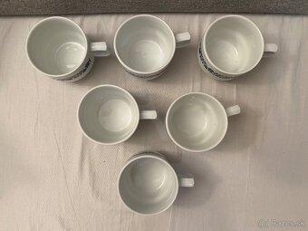 Gastro šálky na kávu - vzor kvety - 5