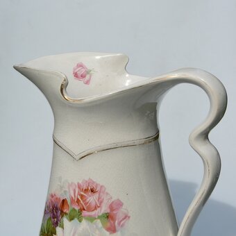 Royal Doulton Starožitná veľká umývacia sada s vázou - 5