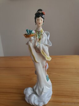 Retro porcelánové sošky Gejša - 5
