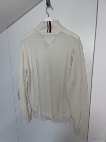 Tommy Hilfiger biely pánsky sveter originál - 5