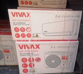 Predám klimatizáciu Vivax N-Desing 3,5 - 5