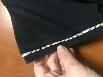 BURBERRY black damske tricko S/M - 5