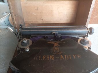 Starožitný nemecký písací stroj 1938 -Klein Adler - 5