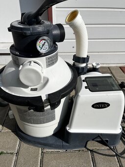 Predám bazén komplet príslušenstvo + Intex solinator - 5
