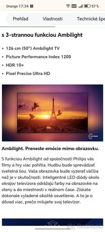 SMART TV Philips 4K UHD LED 50palec - 5