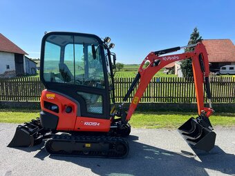 Minibagr Kubota KX019-4 hyd.podvozek, AUX, 3xlžíce - 5