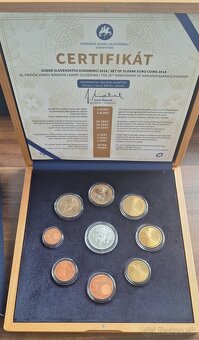 NBS privátna sada v drevenej kazete Paríž 2024 proof - 5