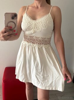 Čipkovane letné minišaty XS Topshop - 5
