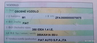 Fiat idea 1,4 - 5