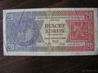 ČESKOSLOVENSKÁ BANKOVKA: 20-KORÚN-1926 - 5