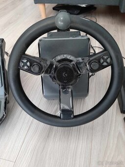 Logitech G Heavy Equipment Bundle - volant, pedále a panel s - 5