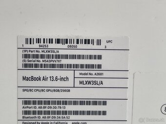 MacBook Air M2 256gb / 1 Rok záruka - 5
