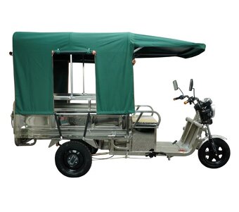 Nákladná elektrická trojkolka - plachta - 5
