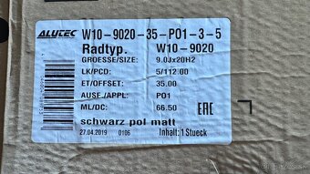 Hliníkový disk alutec - 5