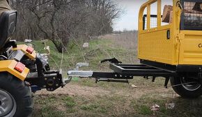 Minitraktor GARDEN T18 4x4,18HP benzín - 5