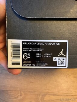 air jordan legacy 312 low (gs) - 5