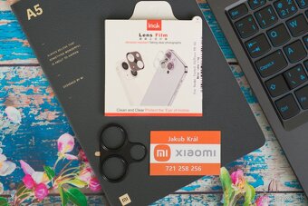 Kovová krytka na zadný fotoaparát Xiaomi, Redmi, Poco - 5