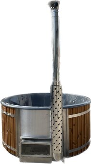 Hydromasážna vírivka, kaďa so zabudovanou pieckou - 5