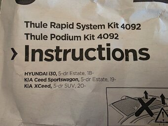 Nosič Thule wingbar - 5