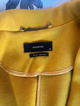 Kabát s prímesou vlny Reserved - 5