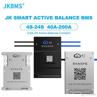 JK BMS Active Balance Bms 200A + 2A balancer-12-24V - 5