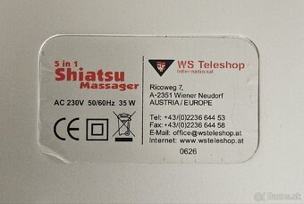 Shiatsu masážny stroj - 5